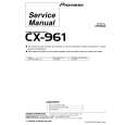 PIONEER CX-961 Service Manual PIONEER CX-961 Service Manual