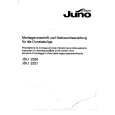 JUNO-ELECTROLUX JDU1300S Owners Manual JUNO-ELECTROLUX JDU1300S Owners Manual