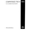 AEG 750B N/SF Owners Manual AEG 750B N/SF Owners Manual