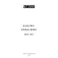 ZANUSSI ZOU343 A Owners Manual ZANUSSI ZOU343 A Owners Manual