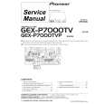 PIONEER GEX-P7000TVP Service Manual PIONEER GEX-P7000TVP Service Manual