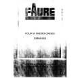 FAURE CMM852W Owners Manual FAURE CMM852W Owners Manual