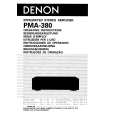 DENON PMA380 Owners Manual DENON PMA380 Owners Manual