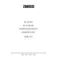 ZANUSSI ZOB333W Owners Manual ZANUSSI ZOB333W Owners Manual