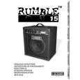 FENDER RUMBLE15 Owners Manual FENDER RUMBLE15 Owners Manual