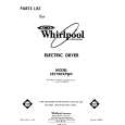 WHIRLPOOL LE5700XPW0 Parts Catalog WHIRLPOOL LE5700XPW0 Parts Catalog