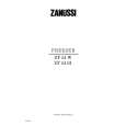 ZANUSSI ZF54SA Owners Manual ZANUSSI ZF54SA Owners Manual