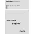 PIONEER DEQP90 Owners Manual PIONEER DEQP90 Owners Manual