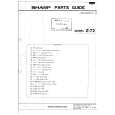 SHARP Z-72 Parts Catalog SHARP Z-72 Parts Catalog