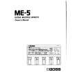 BOSS ME-5 Owners Manual BOSS ME-5 Owners Manual