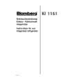 BLOMBERG KI1161 Owners Manual BLOMBERG KI1161 Owners Manual