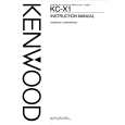 KENWOOD KCX1 Owners Manual KENWOOD KCX1 Owners Manual