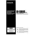 AIWA XK-S9000H,E,K Owners Manual AIWA XK-S9000H,E,K Owners Manual