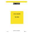 ZANUSSI GVW545ONY Owners Manual ZANUSSI GVW545ONY Owners Manual