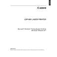 CANON LBP660 Owners Manual CANON LBP660 Owners Manual