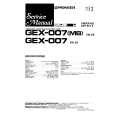 PIONEER GEX007E/MB Service Manual PIONEER GEX007E/MB Service Manual