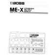 BOSS ME-X Owners Manual BOSS ME-X Owners Manual