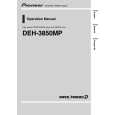 PIONEER DEH-3850MP/XU/ES Owners Manual PIONEER DEH-3850MP/XU/ES Owners Manual