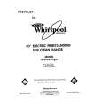 WHIRLPOOL RF395PXPW0 Parts Catalog WHIRLPOOL RF395PXPW0 Parts Catalog