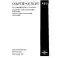 AEG 7500E-BCH Owners Manual AEG 7500E-BCH Owners Manual