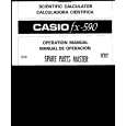 CASIO FX590 Owners Manual CASIO FX590 Owners Manual