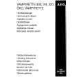 AEG ÖKO_VAMOYRETTE Owners Manual AEG ÖKO_VAMOYRETTE Owners Manual