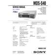 SONY MDSS40 Service Manual SONY MDSS40 Service Manual
