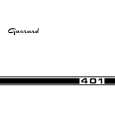 GARRARD 401 Owners Manual GARRARD 401 Owners Manual