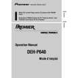 PIONEER DEH-P640 Service Manual PIONEER DEH-P640 Service Manual