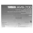 YAMAHA AVS-700 Instrukcja Obsługi YAMAHA AVS-700 Instrukcja Obsługi