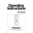PANASONIC AWCB400N Owners Manual PANASONIC AWCB400N Owners Manual