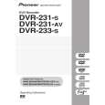 PIONEER DVR-233-S/KCXV Owners Manual PIONEER DVR-233-S/KCXV Owners Manual