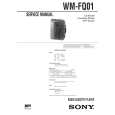 SONY WMFQ01 Service Manual SONY WMFQ01 Service Manual