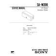SONY SA-W200 Service Manual SONY SA-W200 Service Manual