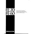 YAMAHA FE-60 Owners Manual YAMAHA FE-60 Owners Manual
