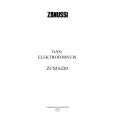 ZANUSSI ZCM6220W Owners Manual ZANUSSI ZCM6220W Owners Manual