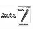 PANASONIC WXTP458 Owners Manual PANASONIC WXTP458 Owners Manual