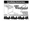 WHIRLPOOL SF395PEPW3 Installation Manual WHIRLPOOL SF395PEPW3 Installation Manual