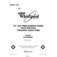 WHIRLPOOL SF305ESRW0 Parts Catalog WHIRLPOOL SF305ESRW0 Parts Catalog