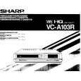 SHARP VC-A103R Owners Manual SHARP VC-A103R Owners Manual