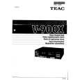 TEAC V-900X Owners Manual TEAC V-900X Owners Manual