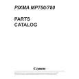 CANON MP750 Parts Catalog CANON MP750 Parts Catalog