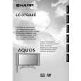 SHARP LC37GA4E Owners Manual SHARP LC37GA4E Owners Manual