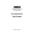 ZANUSSI ZCG5000BKN Owners Manual ZANUSSI ZCG5000BKN Owners Manual