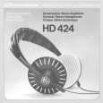 SENNHEISER HD 424 Owners Manual SENNHEISER HD 424 Owners Manual