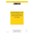 ZANUSSI ZTI 6859 Owners Manual ZANUSSI ZTI 6859 Owners Manual