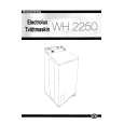 ELECTROLUX WH2250 Owners Manual ELECTROLUX WH2250 Owners Manual