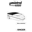 SINGER MISTRAL 4000 Owners Manual SINGER MISTRAL 4000 Owners Manual