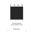 ELECTROLUX RO400 Owners Manual ELECTROLUX RO400 Owners Manual