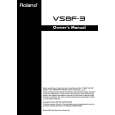 ROLAND VS8F-3 Owners Manual ROLAND VS8F-3 Owners Manual